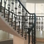 hajlított fakorlát, egyedi gyártás, Ábrahám Műhely