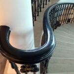 hajlított fakorlát, egyedi gyártás, Ábrahám Műhely