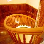 hajlított fakorlát, egyedi gyártás, Ábrahám Műhely